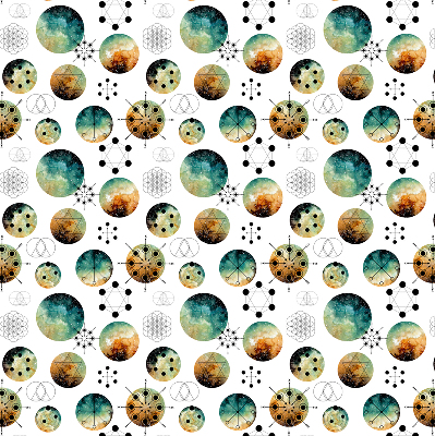 Store enrouleur Cercles colorés