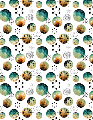 Store enrouleur Cercles colorés