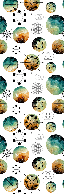 Store enrouleur Cercles colorés