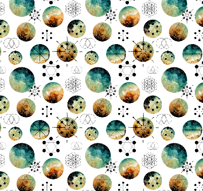 Store enrouleur Cercles colorés