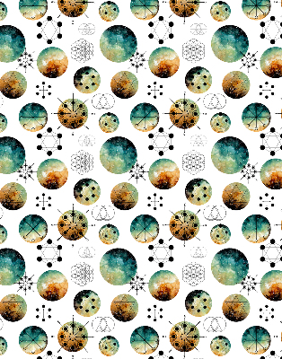 Store enrouleur Cercles colorés