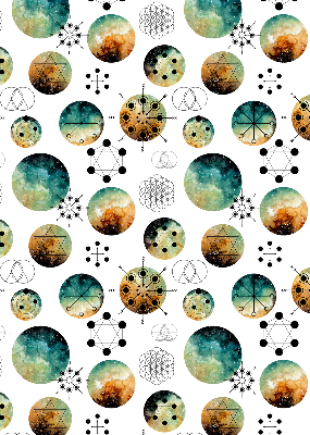 Store enrouleur Cercles colorés