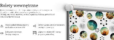 Store enrouleur Cercles colorés