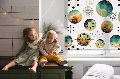 Store enrouleur Cercles colorés