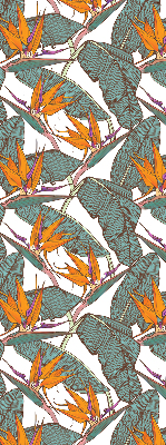 Store enrouleur Fleurs et feuilles