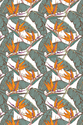 Store enrouleur Fleurs et feuilles