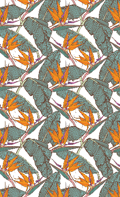 Store enrouleur Fleurs et feuilles