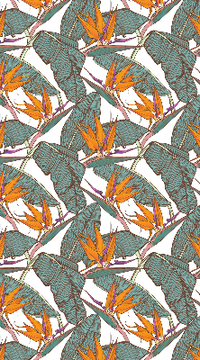 Store enrouleur Fleurs et feuilles