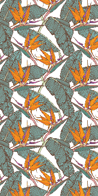 Store enrouleur Fleurs et feuilles