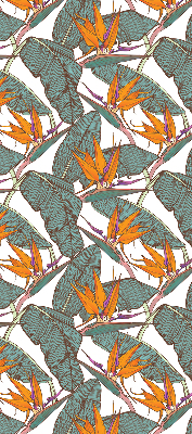 Store enrouleur Fleurs et feuilles