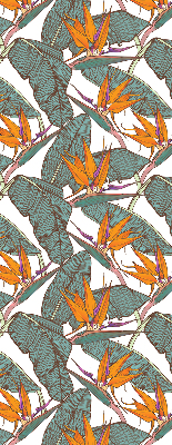 Store enrouleur Fleurs et feuilles