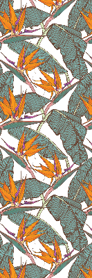 Store enrouleur Fleurs et feuilles