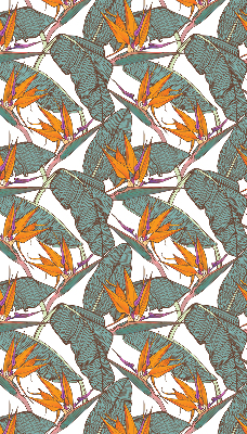 Store enrouleur Fleurs et feuilles