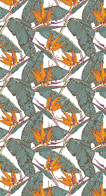 Store enrouleur Fleurs et feuilles