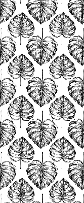 Store enrouleur Feuilles grises