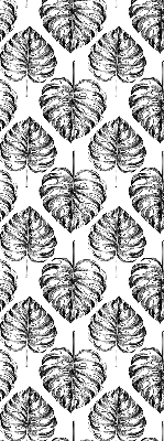 Store enrouleur Feuilles grises