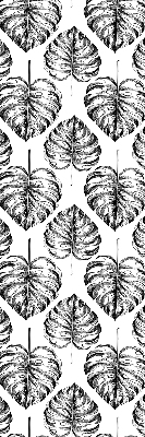 Store enrouleur Feuilles grises