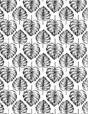 Store enrouleur Feuilles grises