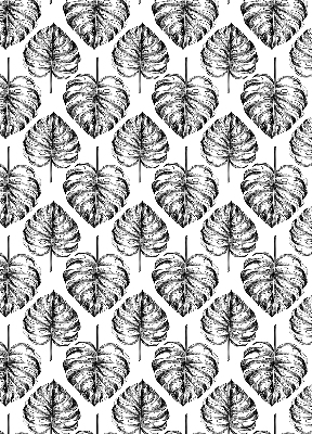 Store enrouleur Feuilles grises