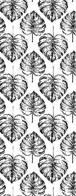 Store enrouleur Feuilles grises