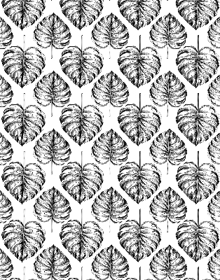 Store enrouleur Feuilles grises