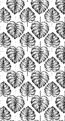 Store enrouleur Feuilles grises