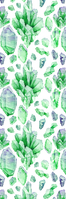 Store intérieur Cristaux verts