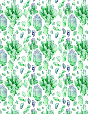 Store intérieur Cristaux verts