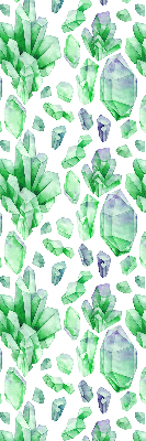 Store intérieur Cristaux verts