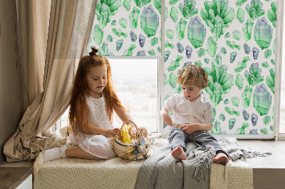 Store intérieur Cristaux verts