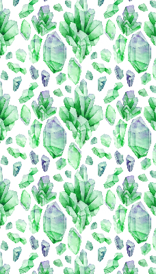 Store intérieur Cristaux verts