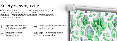 Store intérieur Cristaux verts