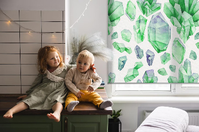 Store intérieur Cristaux verts