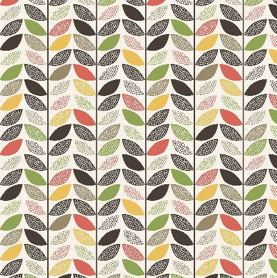 Store enrouleur Feuilles colorées