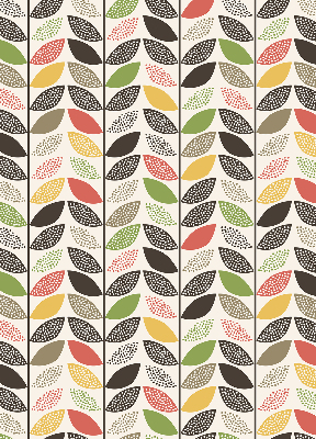 Store enrouleur Feuilles colorées