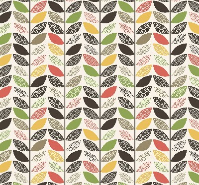 Store enrouleur Feuilles colorées