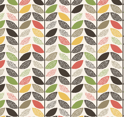 Store enrouleur Feuilles colorées