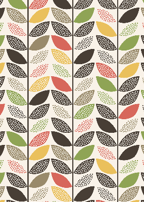 Store enrouleur Feuilles colorées