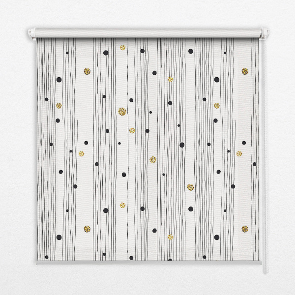 Store enrouleur Rayures et pois