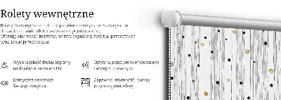 Store enrouleur Rayures et pois