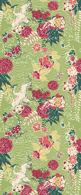 Store enrouleur Héron et plantes