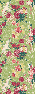 Store enrouleur Héron et plantes