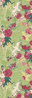 Store enrouleur Héron et plantes