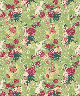 Store enrouleur Héron et plantes