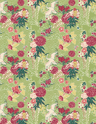 Store enrouleur Héron et plantes