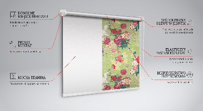 Store enrouleur Héron et plantes