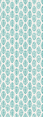 Store enrouleur Feuilles bleues