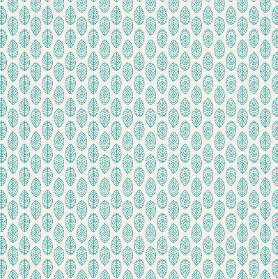 Store enrouleur Feuilles bleues