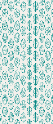 Store enrouleur Feuilles bleues