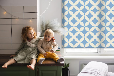 Store enrouleur Étoiles bleues